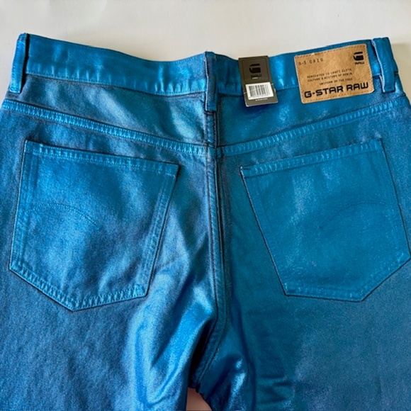 NWT G-Star Raw Blue Denim Pants size 32 - Picture 2 of 9